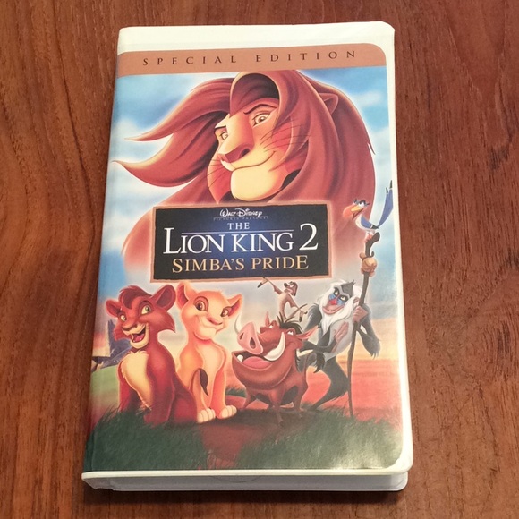 Disney Lion King 2 Simba’s Pride VHS